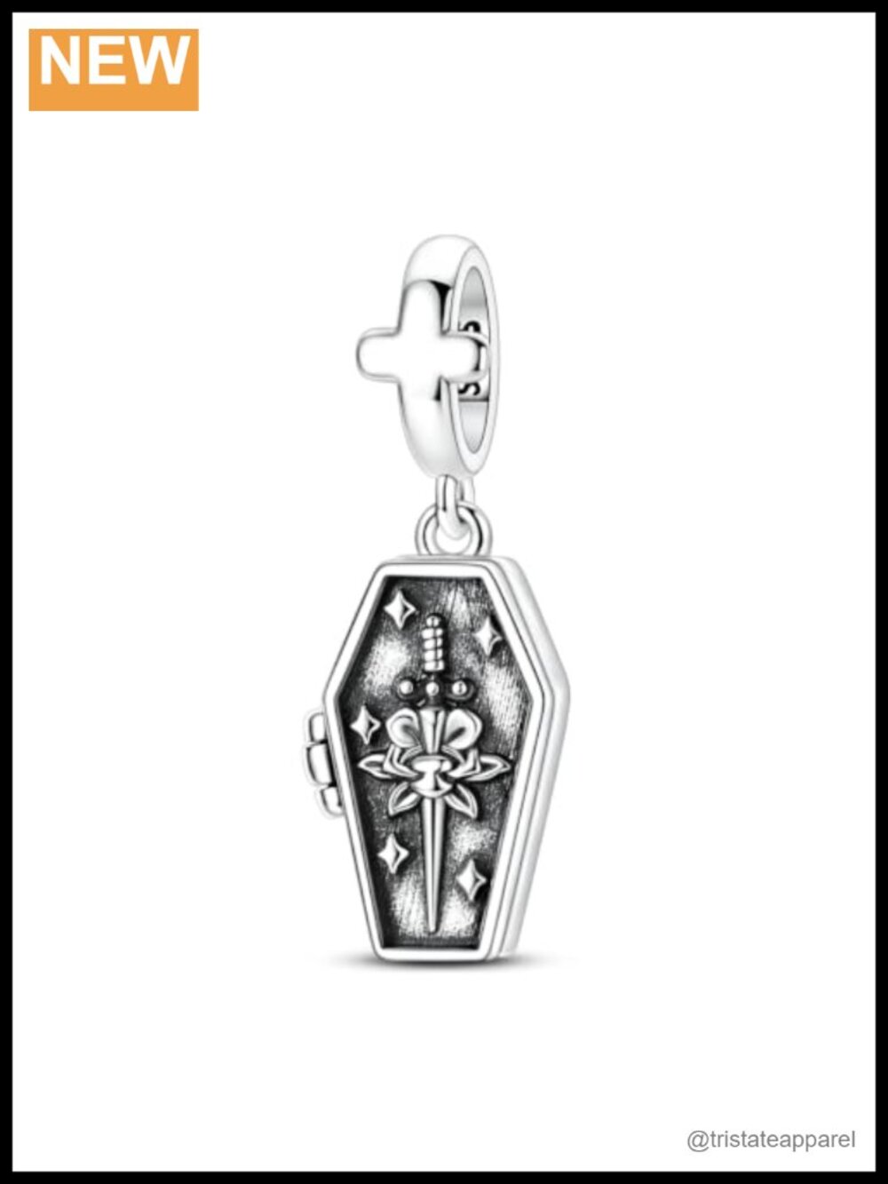 Sterling Silver Halloween Skull Pumpkin Charm Bead for Bracelet Necklace